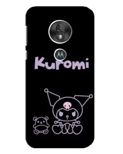 Чехол для Motorola MOTO G7 Play с картинкой «Kuromi — черный минимализм» Чехол для Motorola MOTO G7 Play с картинкой «Kuromi — черный минимализм»