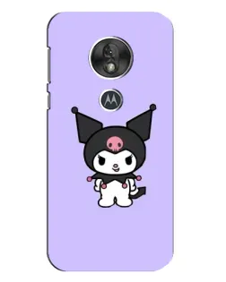 Чехол для Motorola MOTO G7 Play с картинкой «Kuromi — нежный фиолетовый»