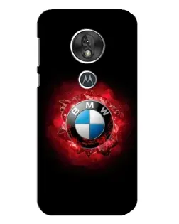 Чехол для Motorola MOTO G7 Play с картинкой «Логотип BMW — вспышка»