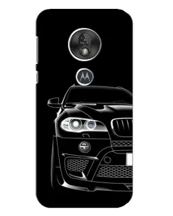 Чехол для Motorola MOTO G7 Play с картинкой «Темный силуэт BMW»