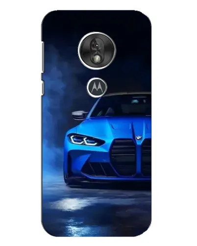 Чехол для Motorola MOTO G7 Play с картинкой «Голубая BMW M4» Чехол для Motorola MOTO G7 Play с картинкой «Голубая BMW M4»