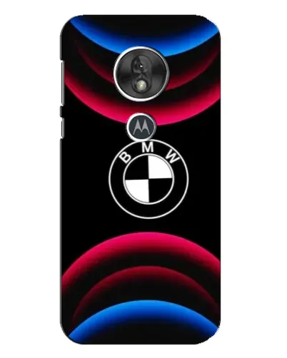 Чехол для Motorola MOTO G7 Play с картинкой «Логотип BMW и неоновые дуги» Чехол для Motorola MOTO G7 Play с картинкой «Логотип BMW и неоновые дуги»