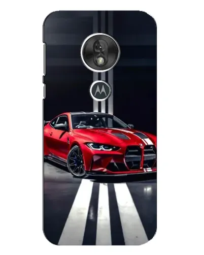 Чехол для Motorola MOTO G7 Play с картинкой «Красная BMW на дороге» Чехол для Motorola MOTO G7 Play с картинкой «Красная BMW на дороге»
