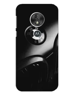 Чехол для Motorola MOTO G7 Play с картинкой «Эмблема BMW — макро»