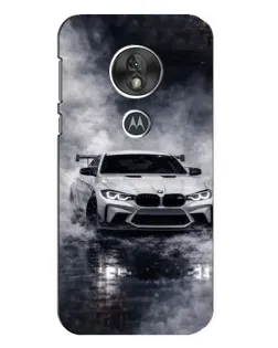 Чехол для Motorola MOTO G7 Play с картинкой «BMW сквозь туман»