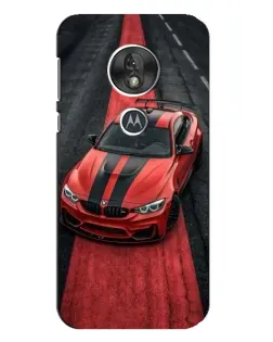 Чехол для Motorola MOTO G7 Play с картинкой «BMW на красной дорожке»