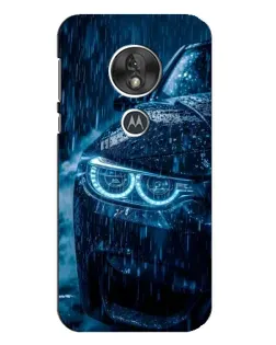 Чехол для Motorola MOTO G7 Play с картинкой «BMW под дождем»