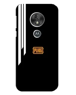 Чехол для Motorola MOTO G7 Play с картинкой «PUBG — вертикальные линии»