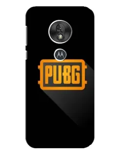 Чехол для Motorola MOTO G7 Play с картинкой «PUBG — рамка лого»