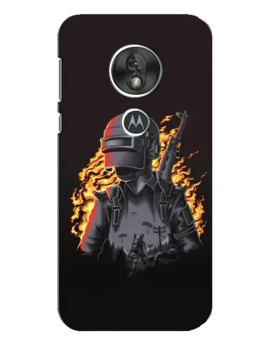 Чехол для Motorola MOTO G7 Play с картинкой «PUBG — огненный силуэт» Чехол для Motorola MOTO G7 Play с картинкой «PUBG — огненный силуэт»