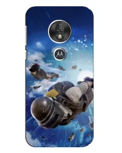 Чехол для Motorola MOTO G7 Play с картинкой «Десант PUBG — прыжок»