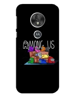 Чехол для Motorola MOTO G7 Play с картинкой «Логотип Among Us» Чехол для Motorola MOTO G7 Play с картинкой «Логотип Among Us»