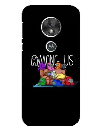 Чехол для Motorola MOTO G7 Play с картинкой «Логотип Among Us»