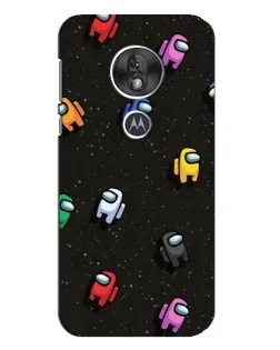 Чехол для Motorola MOTO G7 Play с картинкой «Космический паттерн Among Us»
