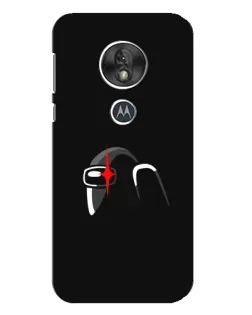 Чехол для Motorola MOTO G7 Play с картинкой «Among Us шлем»