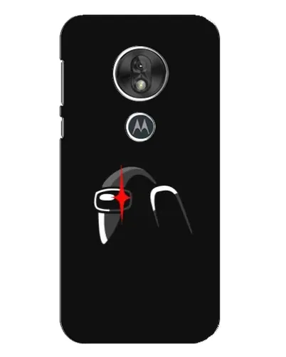 Чехол для Motorola MOTO G7 Play с картинкой «Among Us шлем»