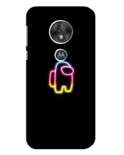 Чехол для Motorola MOTO G7 Play с картинкой «Among Us градиент»