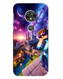 Чехол для Motorola MOTO G7 Play с картинкой «Стив и космос»