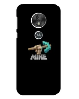 Чехол для Motorola MOTO G7 Play с картинкой «Алмазная кирка»