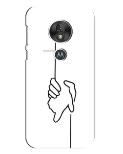Чехол для Motorola MOTO G7 Play с картинкой «Рука держит»