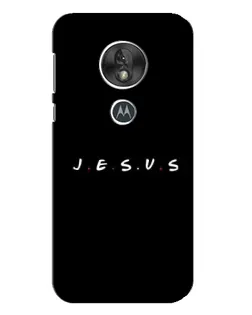 Чехол для Motorola MOTO G7 Play с картинкой «Точки веры J.E.S.U.S.»