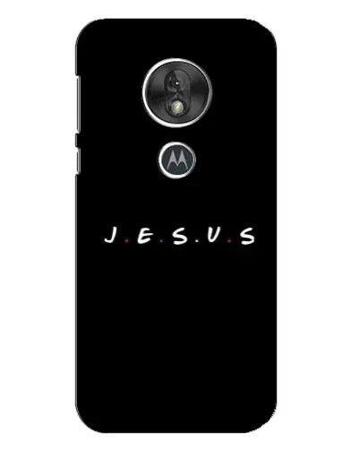 Чехол для Motorola MOTO G7 Play с картинкой «Точки веры J.E.S.U.S.»