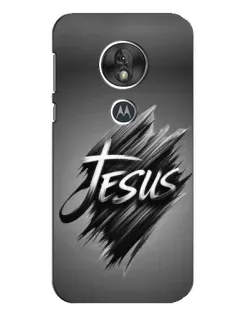 Чехол для Motorola MOTO G7 Play с картинкой «Надпись Jesus Graffiti»