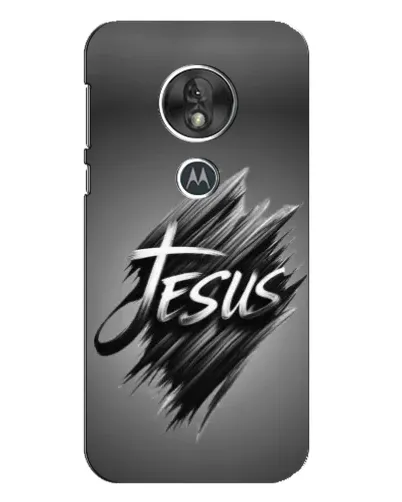 Чехол для Motorola MOTO G7 Play с картинкой «Надпись Jesus Graffiti»
