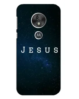 Чехол для Motorola MOTO G7 Play с картинкой «Звездное небо Jesus»