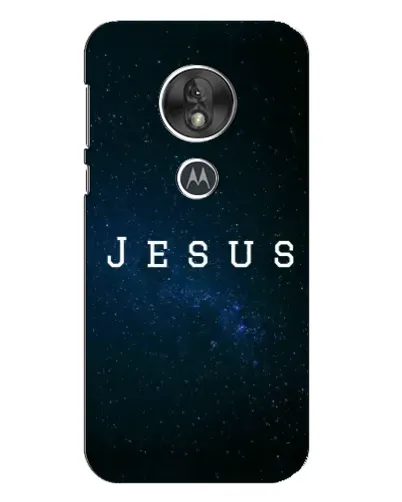 Чехол для Motorola MOTO G7 Play с картинкой «Звездное небо Jesus»