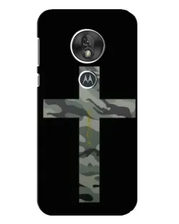 Чехол для Motorola MOTO G7 Play с картинкой «Милитари Крест»