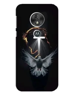 Чехол для Motorola MOTO G7 Play с картинкой «Голубь и Свет»