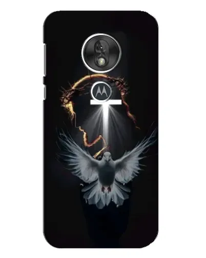 Чехол для Motorola MOTO G7 Play с картинкой «Голубь и Свет»