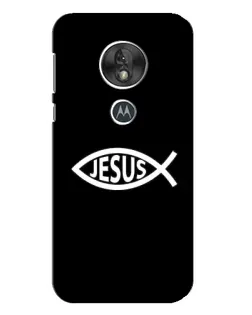 Чехол для Motorola MOTO G7 Play с картинкой «Классический Jesus»