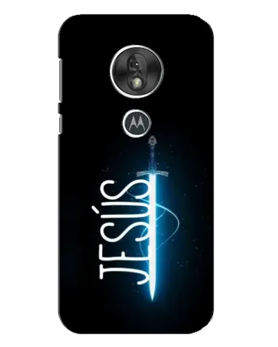 Чехол для Motorola MOTO G7 Play с картинкой «Меч Духа Jesus»