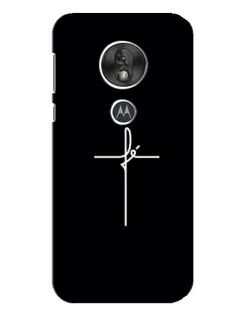 Чохол для Motorola MOTO G7 Play з картинкою «Тонкий хрест»