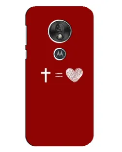 Чохол для Motorola MOTO G7 Play з картинкою «Рівняння любові»