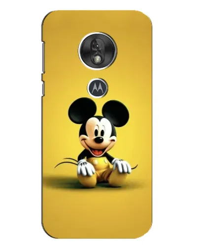 Чохол для Motorola MOTO G7 Play з картинкою «Міккі на жовтому»
