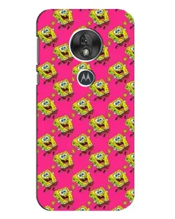 Чехол для Motorola MOTO G7 Play с картинкой «Розовый паттерн»