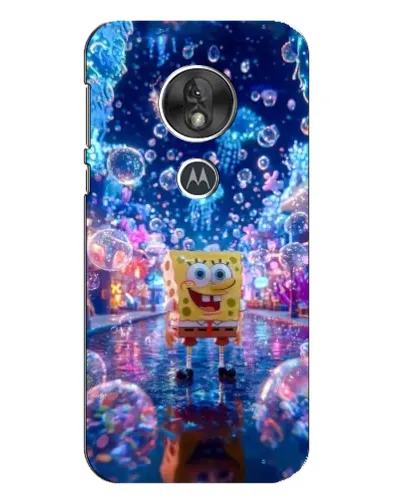 Чехол для Motorola MOTO G7 Play с картинкой «Неоновый океан»