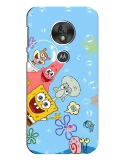 Чехол для Motorola MOTO G7 Play с картинкой «Веселые пузырьки»