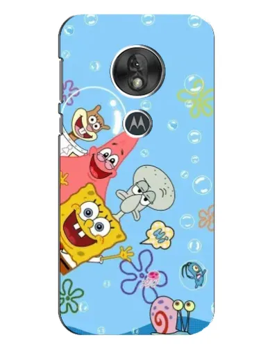 Чехол для Motorola MOTO G7 Play с картинкой «Веселые пузырьки»