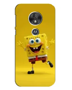 Чехол для Motorola MOTO G7 Play с картинкой «Позитивный Губка Боб»