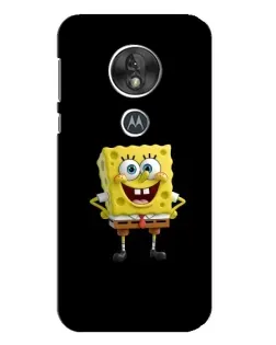 Чехол для Motorola MOTO G7 Play с картинкой «Классический Губка Боб»