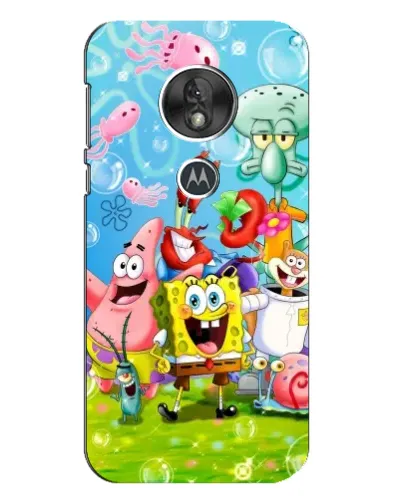 Чохол для Motorola MOTO G7 Play з картинкою «Губка Боб та друзі» Чохол для Motorola MOTO G7 Play з картинкою «Губка Боб та друзі»