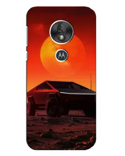 Чехол для Motorola MOTO G7 Play с картинкой «Cybertruck на Марсе» Чехол для Motorola MOTO G7 Play с картинкой «Cybertruck на Марсе»