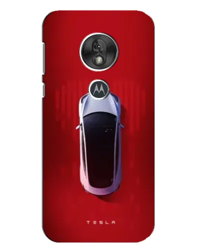 Чехол для Motorola MOTO G7 Play с картинкой «Tesla Top View» Чехол для Motorola MOTO G7 Play с картинкой «Tesla Top View»