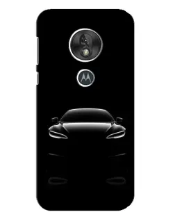 Чехол для Motorola MOTO G7 Play с картинкой «Силуэт Tesla Night»
