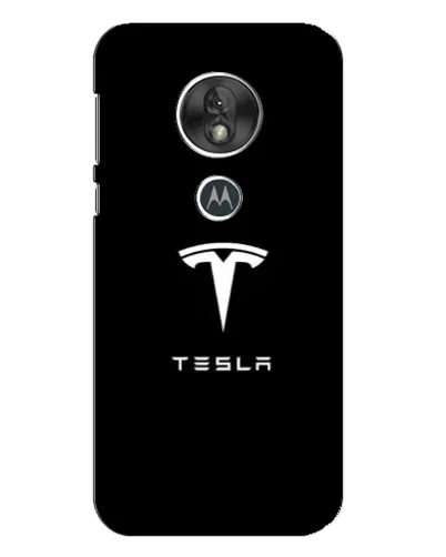 Чехол для Motorola MOTO G7 Play с картинкой «Tesla White Logo» Чехол для Motorola MOTO G7 Play с картинкой «Tesla White Logo»