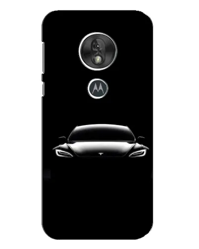 Чехол для Motorola MOTO G7 Play с картинкой «Фары Tesla Night» Чехол для Motorola MOTO G7 Play с картинкой «Фары Tesla Night»
